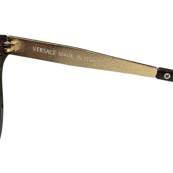 New Versace Y2K Sunglasses Tortoise Gold Medusa & Case Authenticity Certificate - Picture 6 of 16